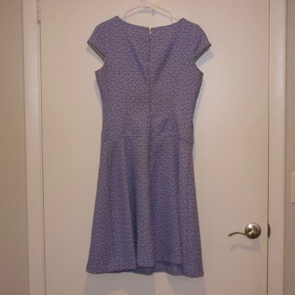 Anne Klein Blue Mini Dress Women Size 8 - Picture 5 of 7